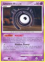 Pokemon,Mysterious Treasures,Unown [M] - 66/123,Reverse Holofoil,Uncommon,Heavily Played