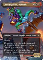 Magic: The Gathering,Marvel's Spider-Man: Eternal-Legal,Green Goblin, Nemesis (Borderless) - 23,Normal,Rare,Near Mint