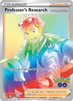 Pokemon,Pokemon GO,Professor's Research [Professor Willow] (Secret) - 084/078,Holofoil,Secret Rare,Near Mint