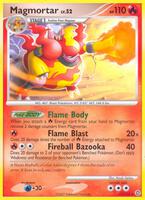 Pokemon,Secret Wonders,Magmortar - 31/132,Reverse Holofoil,Rare,Lightly Played