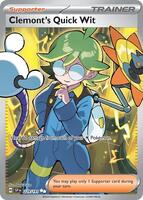 Pokemon,SV08: Surging Sparks,Clemont's Quick Wit - 229/191,Holofoil,Ultra Rare,Near Mint