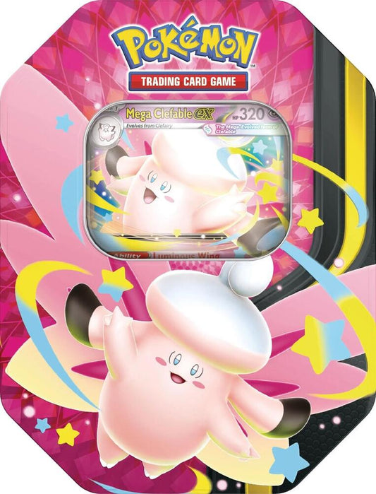 Pokémon Pokemon Miscellaneous Cards and Products Mega Moonlit Tin Clefable ex
