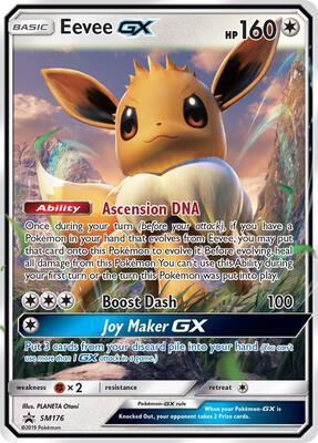 Pokemon,SM Promos,Eevee GX - SM176,Holofoil,Promo,Lightly Played