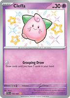 Pokemon,SV: Paldean Fates,Cleffa - 150/091,Holofoil,Shiny Rare,Near Mint