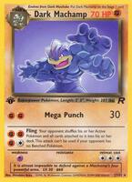 Pokemon,Team Rocket,Dark Machamp (27) - 27/82,Unlimited,Rare,Moderately Played