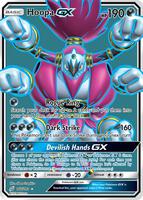 Pokemon,SM - Team Up,Hoopa GX (Full Art) - 166/181,Holofoil,Ultra Rare,Near Mint