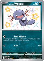 Pokemon,SV: Paldean Fates,Paldean Wooper - 180/091,Holofoil,Shiny Rare,Near Mint