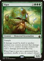 Magic: The Gathering,Battlebond,Vigor - 215,Foil,Rare,Near Mint