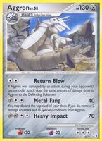 Pokemon,Rising Rivals,Aggron - 14/111,Reverse Holofoil,Rare,Moderately Played