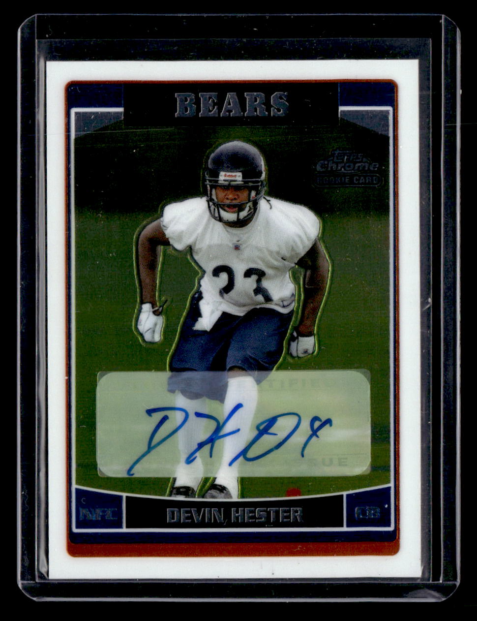 Topps 2006 Topps Chrome,2006 Topps Chrome,Devin Hester - 252,Rookie Autographs