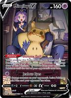 Pokemon,SWSH09: Brilliant Stars Trainer Gallery,Mimikyu V - TG16/TG30,Holofoil,Ultra Rare,Near Mint