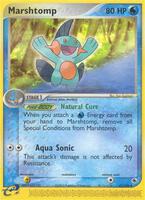 Pokemon,EX Ruby and Sapphire,Marshtomp - 41/109,Reverse Holofoil,Uncommon,Lightly Played
