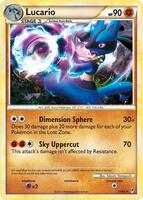 Pokemon,Call of Legends,Lucario - 14/95,Reverse Holofoil,Holo Rare,Lightly Played