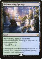 Magic: The Gathering,Commander Legends,Rejuvenating Springs - 354,Foil,Rare,Near Mint