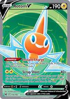 Pokemon,SWSH11: Lost Origin,Rotom V (Full Art) - 176/196,Holofoil,Ultra Rare,Near Mint