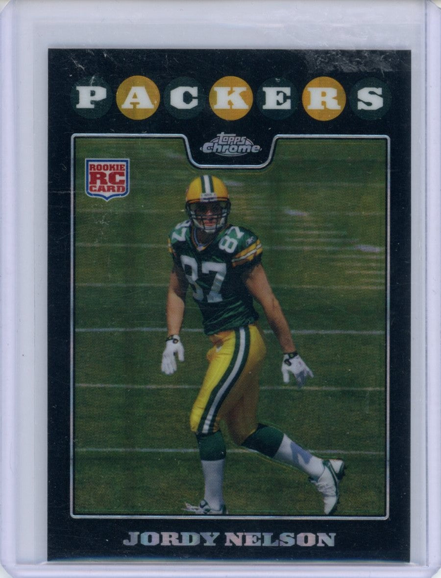 Topps 2008 Topps Chrome,2008 Topps Chrome,Jordy Nelson - TC207,Refractors