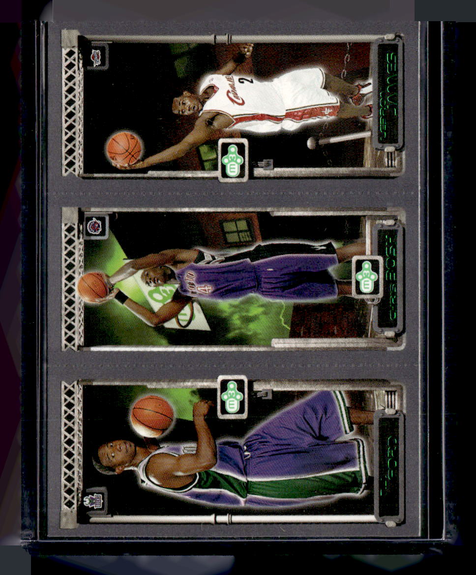 Topps 2003-04 Topps Rookie Matrix,2003-04 Topps Rookie Matrix,T.J. Ford / Chris Bosh / LeBron James - 118 / 114 / 111,NM