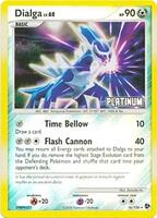 Pokemon,Burger King Promos,Dialga - 16/106 [Platinum] - 016/106,Reverse Holofoil,Promo,Damaged