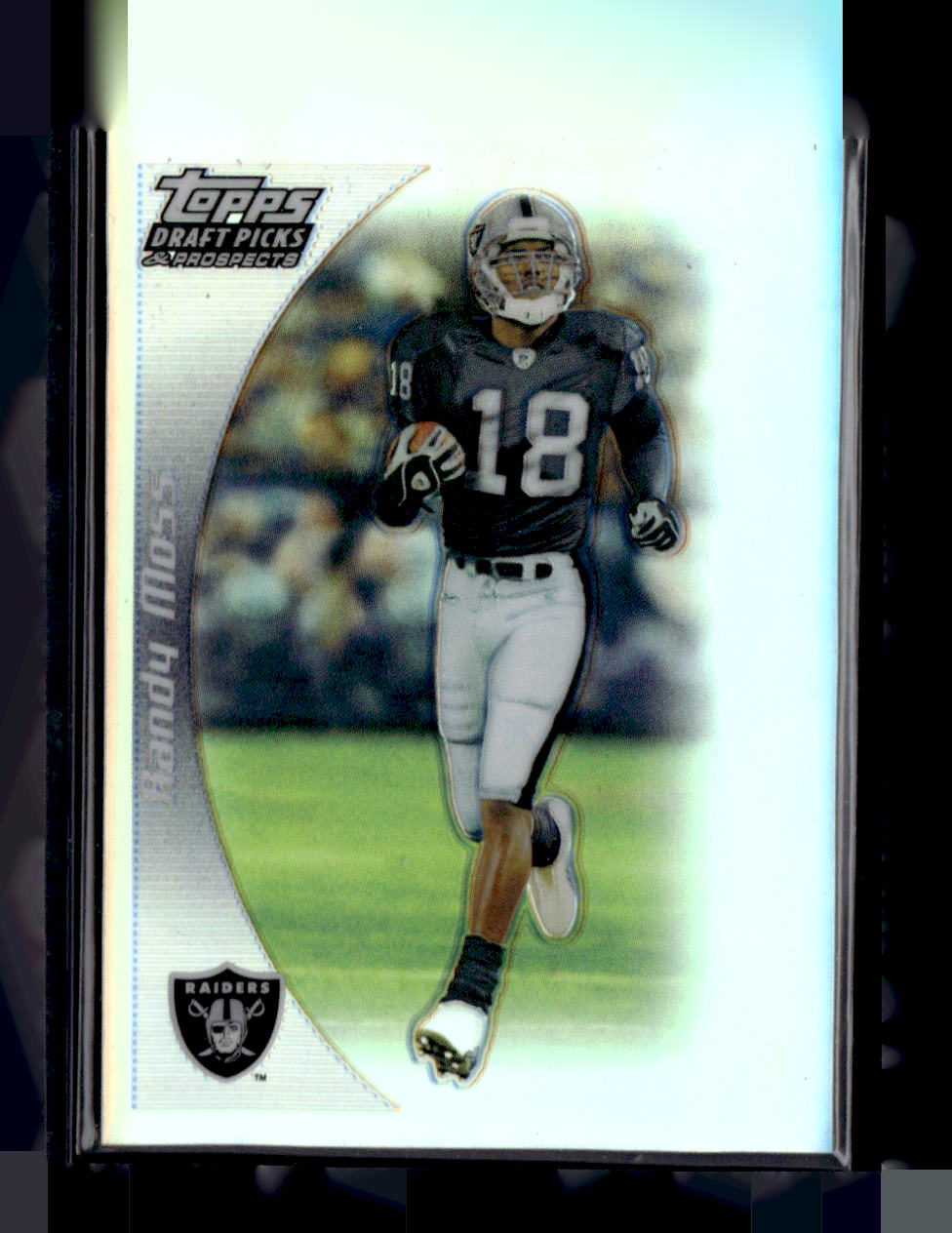 Topps 2005 Topps Draft Picks & Prospects,2005 Topps Draft Picks & Prospects,Randy Moss - 14,Chrome Black Refractor