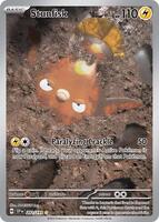Pokemon,SV08: Surging Sparks,Stunfisk - 202/191,Holofoil,Illustration Rare,Near Mint