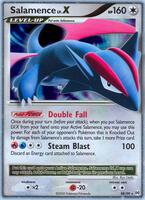 Pokemon,Arceus,Salamence Lv.X - 98/99,Holofoil,Ultra Rare,Moderately Played