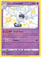 Pokemon,Shining Fates: Shiny Vault,Galarian Cursola - SV050/SV122,Holofoil,Shiny Holo Rare,Near Mint