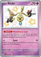 Pokemon,SV: Paldean Fates,Klefki - 159/091,Holofoil,Shiny Rare,Near Mint