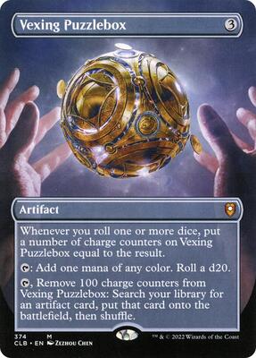 Magic: The Gathering,Commander Legends: Battle for Baldur's Gate,Vexing Puzzlebox (Borderless) - 374,Normal,Mythic,Near Mint