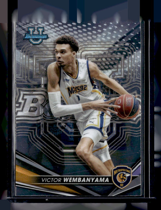 Bowman 2022-23 Bowman University Best,2022-23 Bowman University Best,Victor Wembanyama - 51,NM