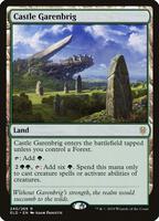 Magic: The Gathering,Throne of Eldraine,Castle Garenbrig - 240,Foil,Rare,Near Mint