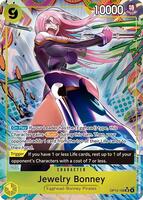 One Piece Card Game,Carrying On His Will,Jewelry Bonney (108) (Alternate Art) - OP13-108,Foil,Super Rare,Near Mint