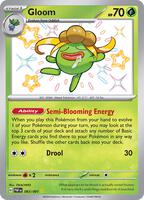Pokemon,SV: Paldean Fates,Gloom - 093/091,Holofoil,Shiny Rare,Lightly Played