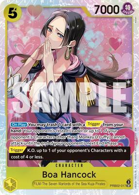 One Piece Card Game,Premium Booster -The Best- Vol. 2,Boa Hancock - PRB02-017,Foil,Super Rare,Near Mint