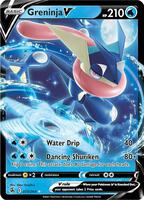 Pokemon,SWSH08: Fusion Strike,Greninja V - 073/264,Holofoil,Ultra Rare,Near Mint