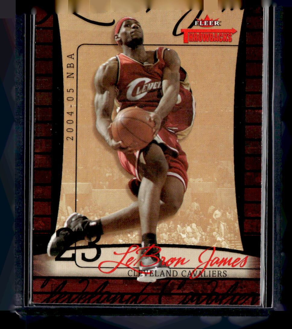 Fleer 2004-05 Fleer Throwbacks,2004-05 Fleer Throwbacks,LeBron James - 23,NM