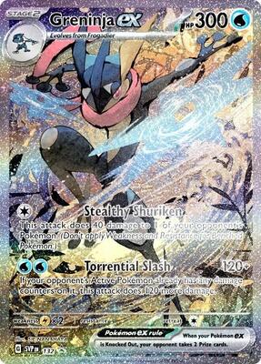 Pokemon,SV: Scarlet & Violet Promo Cards,Greninja ex - 132,Holofoil,Promo,Near Mint