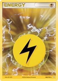 Pokemon,EX Holon Phantoms,Lightning Energy - 108/110,Holofoil,Holo Rare,Moderately Played