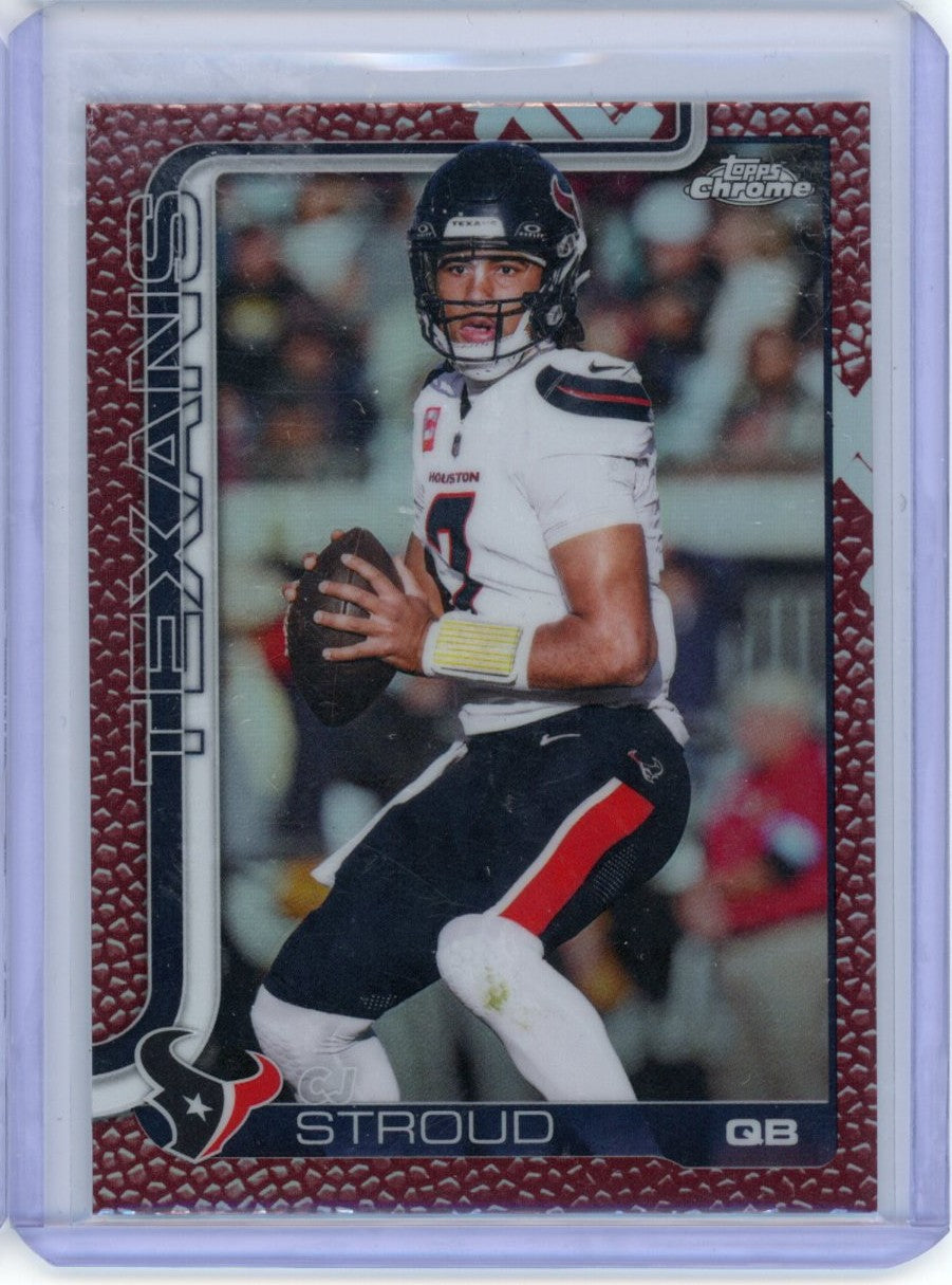 Topps 2025 Topps Chrome,2025 Topps Chrome,CJ Stroud - 119,X-Fractor
