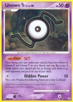 Pokemon,Secret Wonders,Unown [S] - 39/132,Reverse Holofoil,Rare,Heavily Played