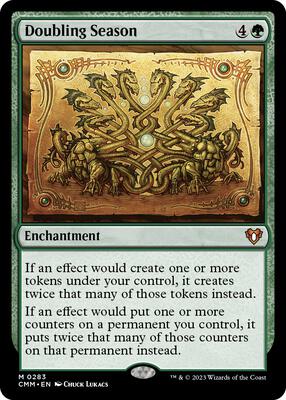 Magic: The Gathering,Commander Masters,Doubling Season - 283,Normal,Mythic,Near Mint