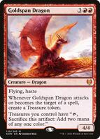 Magic: The Gathering,Kaldheim,Goldspan Dragon - 139,Normal,Mythic,Near Mint