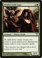 Magic: The Gathering,Avacyn Restored,Somberwald Sage - 194,Foil,Rare,Near Mint