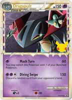 Pokemon,SWSH: Sword & Shield Promo Cards,Dragapult (Prime) - SWSH132,Holofoil,Promo,Damaged