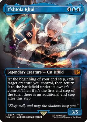 Magic: The Gathering,FINAL FANTASY,Y'shtola Rhul (Borderless) - 577,Normal,Mythic,Lightly Played