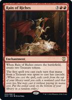 Magic: The Gathering,Commander: Streets of New Capenna,Rain of Riches - 50,Normal,Rare,Near Mint