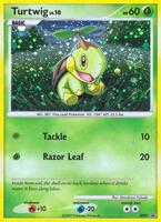 Pokemon,Diamond and Pearl Promos,Turtwig - DP01,Holofoil,Promo,Lightly Played