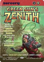 Magic: The Gathering,Special Guests,Green Sun's Zenith (Showcase) - 127,Normal,Mythic,Lightly Played