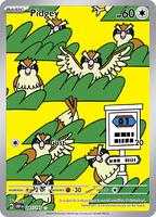 Pokemon,SV03: Obsidian Flames,Pidgey - 207/197,Holofoil,Illustration Rare,Near Mint