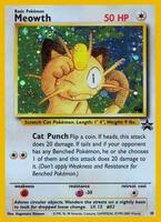 Pokemon,WoTC Promo,Meowth - 10/53,Holofoil,Promo,Damaged