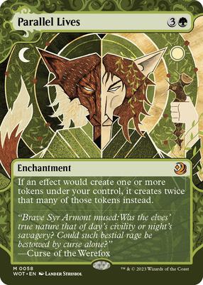 Magic: The Gathering,Wilds of Eldraine: Enchanting Tales,Parallel Lives - 58,Normal,Mythic,Lightly Played
